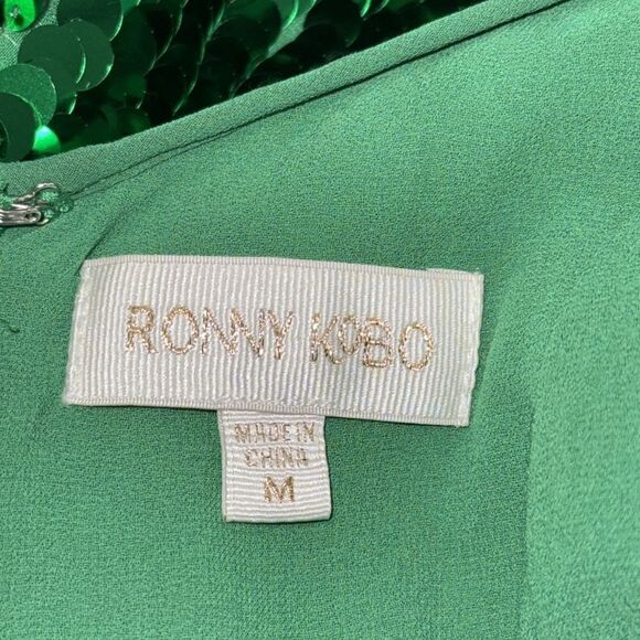 New Ronny Kobo Revolve Jo Dress in Green Medium - Picture 14 of 15